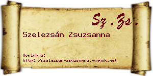 Szelezsán Zsuzsanna névjegykártya